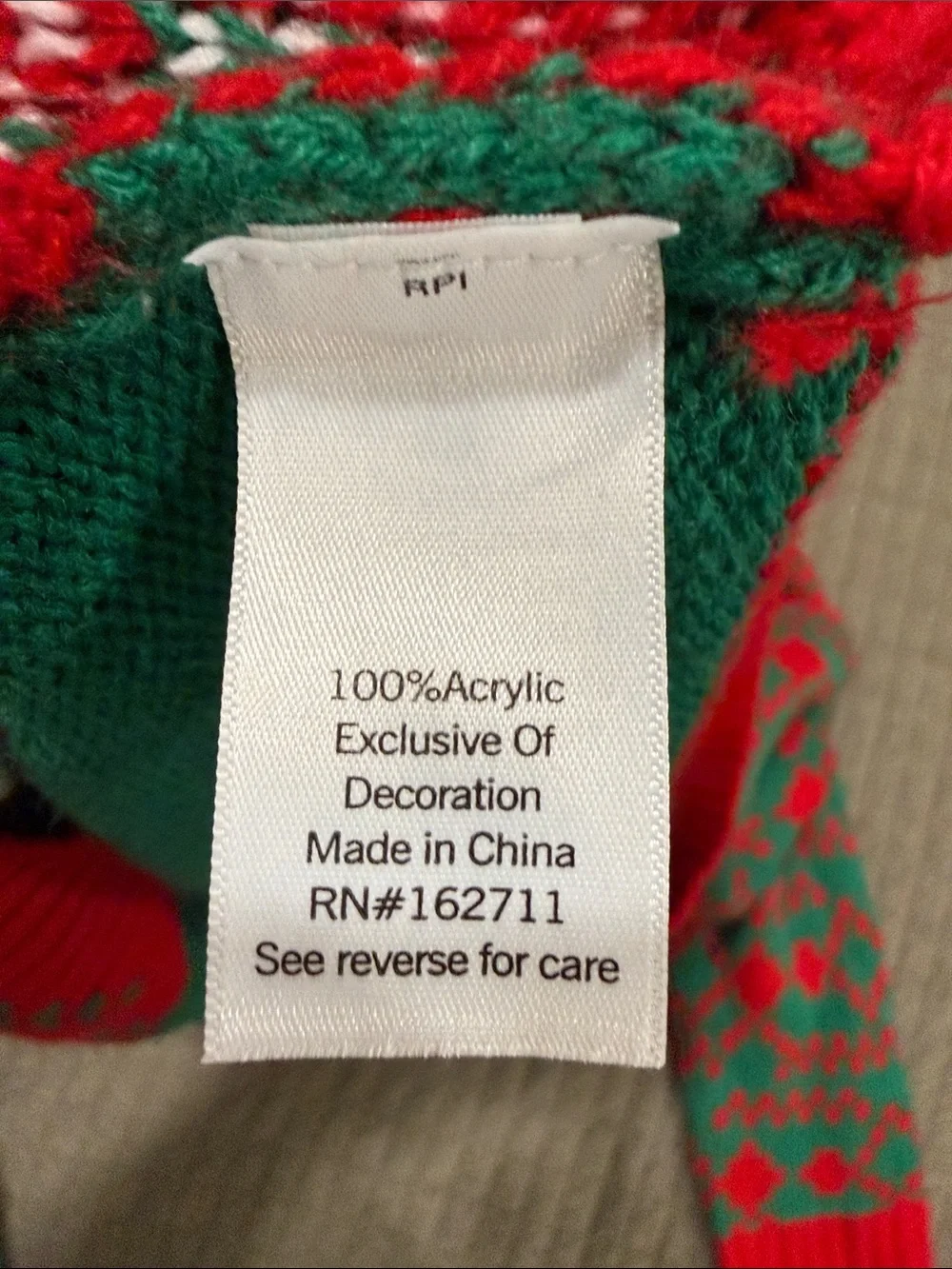 Celebrate Together 'Merry Liftmas' Crewneck Sweater Size Small